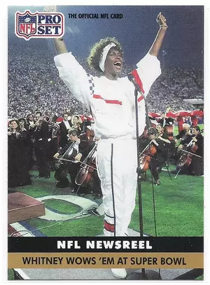 1991 Pro Set #350 Whitney Houston