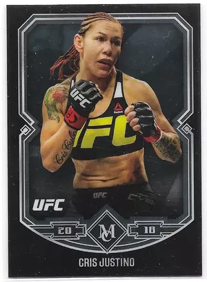 2018 Topps UFC Chrome Museum Collection Chrome #UFCM-CJ Cris 'Cyborg' Justino