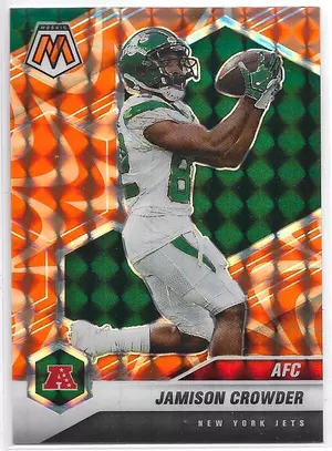 2021 Mosaic Prizm Reactive Orange #237 Jamison Crowder