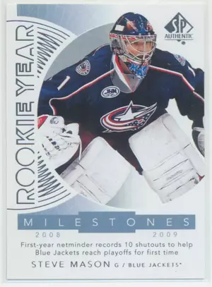 2017-18 SP AUTHENTIC - STEVE MASON #RYM-SM ROOKIE YEAR MILESTONES