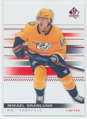2019-20 SP AUTHENTIC - MIKAEL GRANLUND #78 LIMITED RED