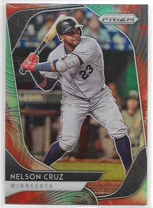 2020 Prizm Cosmic Haze Prizm #103 Nelson Cruz