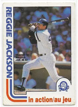 1982 O-Pee-Chee #301 Reggie Jackson *