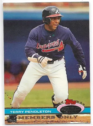 1991 Stadium Club Members Only #23 Terry Pendleton