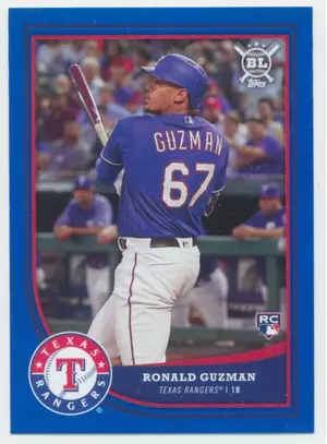 2018 Topps Big League - Ronald Guzman #374 Blue Parallel
