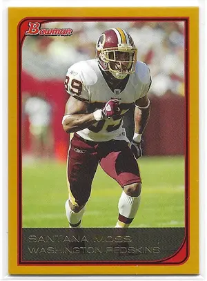 2006 Bowman Gold #65 Santana Moss