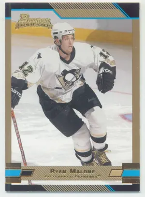 2003-04 BOWMAN DRAFT PICKS - RYAN MALONE #123 GOLD⚠️