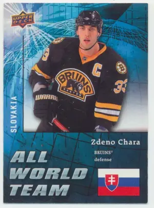 2009-10 UPPER DECK - ZDENO CHARA #AW11 ALL WORLD TEAM