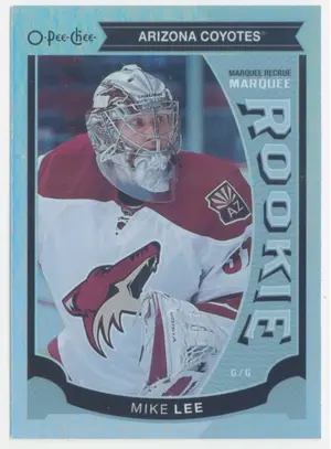 2015-16 O-PEE-CHEE - MIKE LEE #504 MARQUEE ROOKIE RAINBOW FOIL