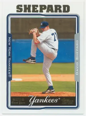 2005 Topps Updates & Highlights - David Shepard #UH265 RC