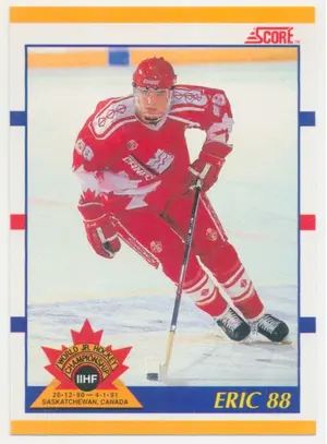 1990-91 SCORE ROOKIES & TRADED - ERIC LINDROS #88T