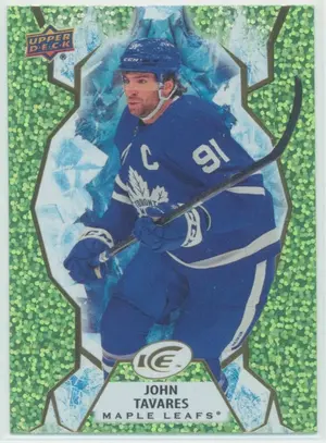 2021-22 UPPER DECK ICE - JOHN TAVARES #19 GREEN