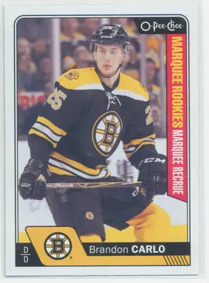 2016-17 O-PEE-CHEE - BRANDON CARLO #703 MARQUEE ROOKIES