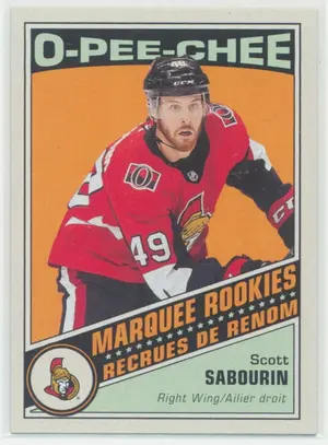 2019-20 O-PEE-CHEE - SCOTT SABOURIN #641 MARQUEE ROOKIES RETRO