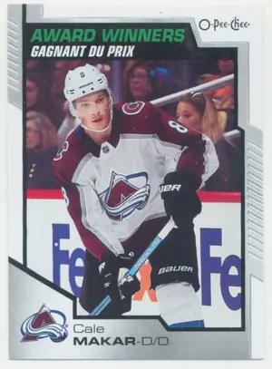 2020-21 O-PEE-CHEE - CALE MAKAR #603 AWARD WINNERS