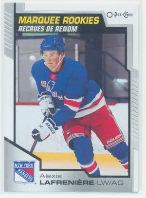 2020-21 O-PEE-CHEE - ALEXIS LAFRENIERE #650 MARQUEE ROOKIES