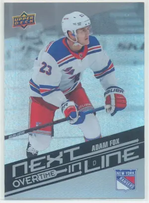 2019-20 OVERTIME - ADAM FOX #NL-2 NEXT IN LINE