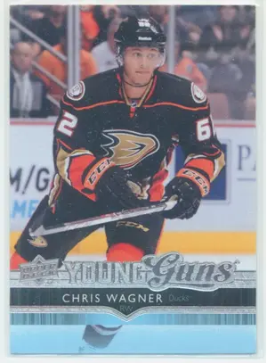 2014-15 UPPER DECK - CHRIS WAGNER #491 YOUNG GUNS