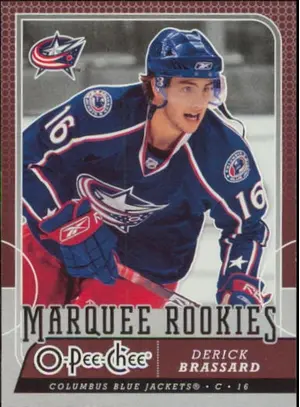 2008-09 O-PEE-CHEE - DERICK BRASSARD #541 MARQUEE ROOKIES