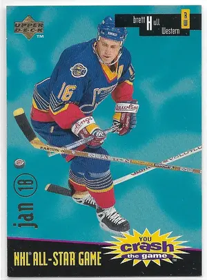 1997 Upper Deck Crash The All-Star Game Brett Hull *