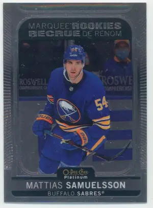 2021-22 O-PEE-CHEE PLATINUM - MATTIAS SAMUELSSON #264 MARQUEE ROOKIES
