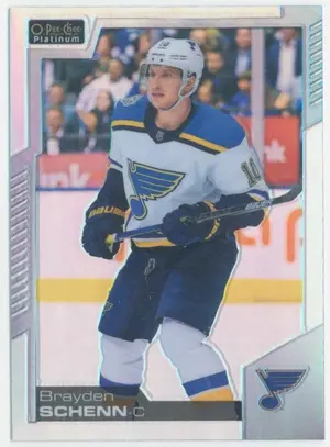 2020-21 O-PEE-CHEE PLATINUM - BRAYDEN SCHENN #62 RAINBOW
