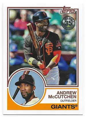 2018 Topps Update 1983 Topps #83-1 Andrew McCutchen