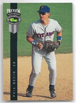1992 Classic Four Sport Draft Pick Collection Previews #4 Phil Nevin (/10000)