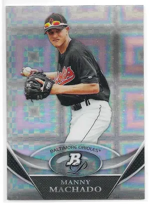 2011 Bowman Platinum Prospects X-Fractors #BPP83 Manny Machado