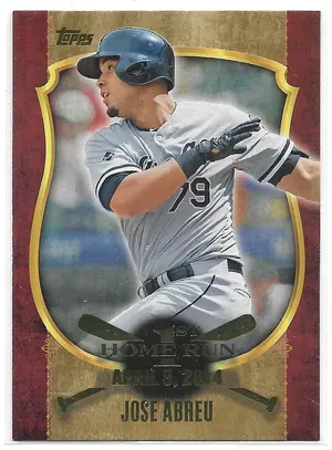 2015 Topps First Home Run Gold #FHR-30 Jose Abreu