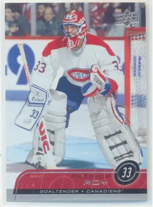 2019-20 UPPER DECK - PATRICK ROY #UD30-13 30 YEARS OF UPPER DECK