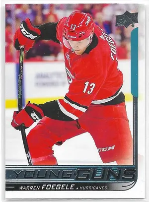 2018-19 Upper Deck #236 Warren Foegele RC (Young Guns)