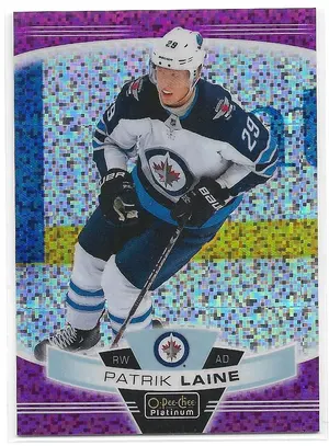 2019-20 OPC Platinum Violet Pixels #48 Patrik Laine (325/399)