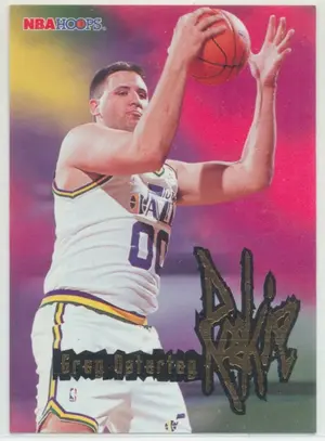 1995-96 NBA Hoops - Greg Ostertag #287 Rookie