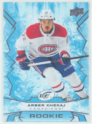 2022-23 UPPER DECK ICE - ARBER XHEKAJ #116 ROOKIE