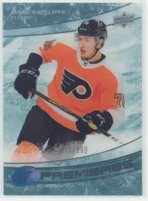 2022-23 UPPER DECK ICE - ISAAC RATCLIFFE #182 ICE PREMIERES 653/999