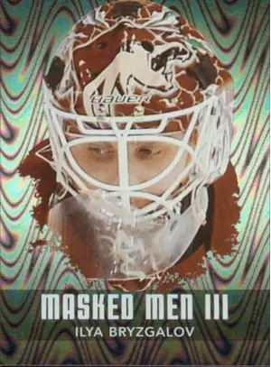 2010-11 BETWEEN THE PIPES - ILYA BRYZGALOV #MM-19 MASKED MEN III SILVER /100