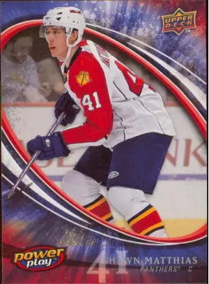 2008-09 POWER PLAY - SHAWN MATTHIAS #125 RC
