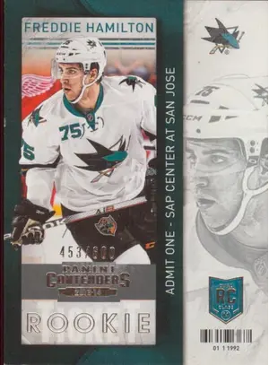 2013-14 CONTENDERS - FREDDIE HAMILTON  #141 ROOKIE 453/600