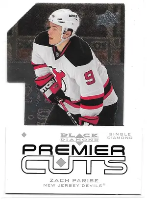 2008-09 Black Diamond Premier Cuts #PDC21 Zach Parise (Single Diamond)