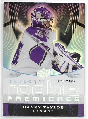 2008-09 Trilogy #130 Danny Taylor RC (978/999)