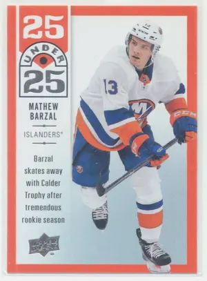 2018-19 UPPER DECK - MATHEW BARZAL #U25-2 25 UNDER 25