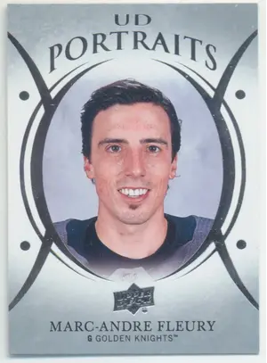 2018-19 UPPER DECK - MARC-ANDRE FLEURY #P-4 UD PORTRAITS