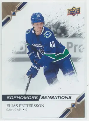 2019-20 UPPER DECK - ELIAS PETTERSSON #SO-1 SOPHOMORE SENSATIONS