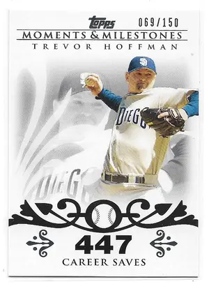 2008 Topps Moments & Milestones #32 Trevor Hoffman (069/150)