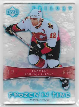 2007-08 Trilogy Frozen In Time #106 Jarome Iginla (528/799)