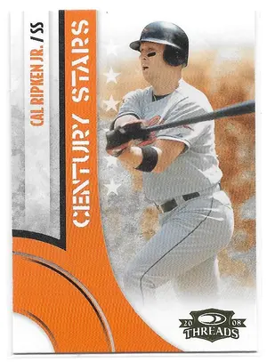 2008 Donruss Threads Century Stars #CS-4 Cal Ripken Jr.