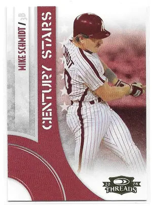 2008 Donruss Threads Century Stars #CS-5 Mike Schmidt