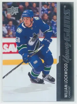 2021-22 UPPER DECK - WILLIAM LOCKWOOD #490 YOUNG GUNS