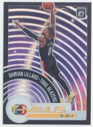 2020-21 Panini Donruss Optic - Damian Lillard #14 T-Minus 3...2...1 Holo Prizm Parallel